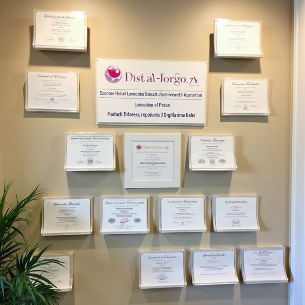 Melbourne Massage Spa awards display